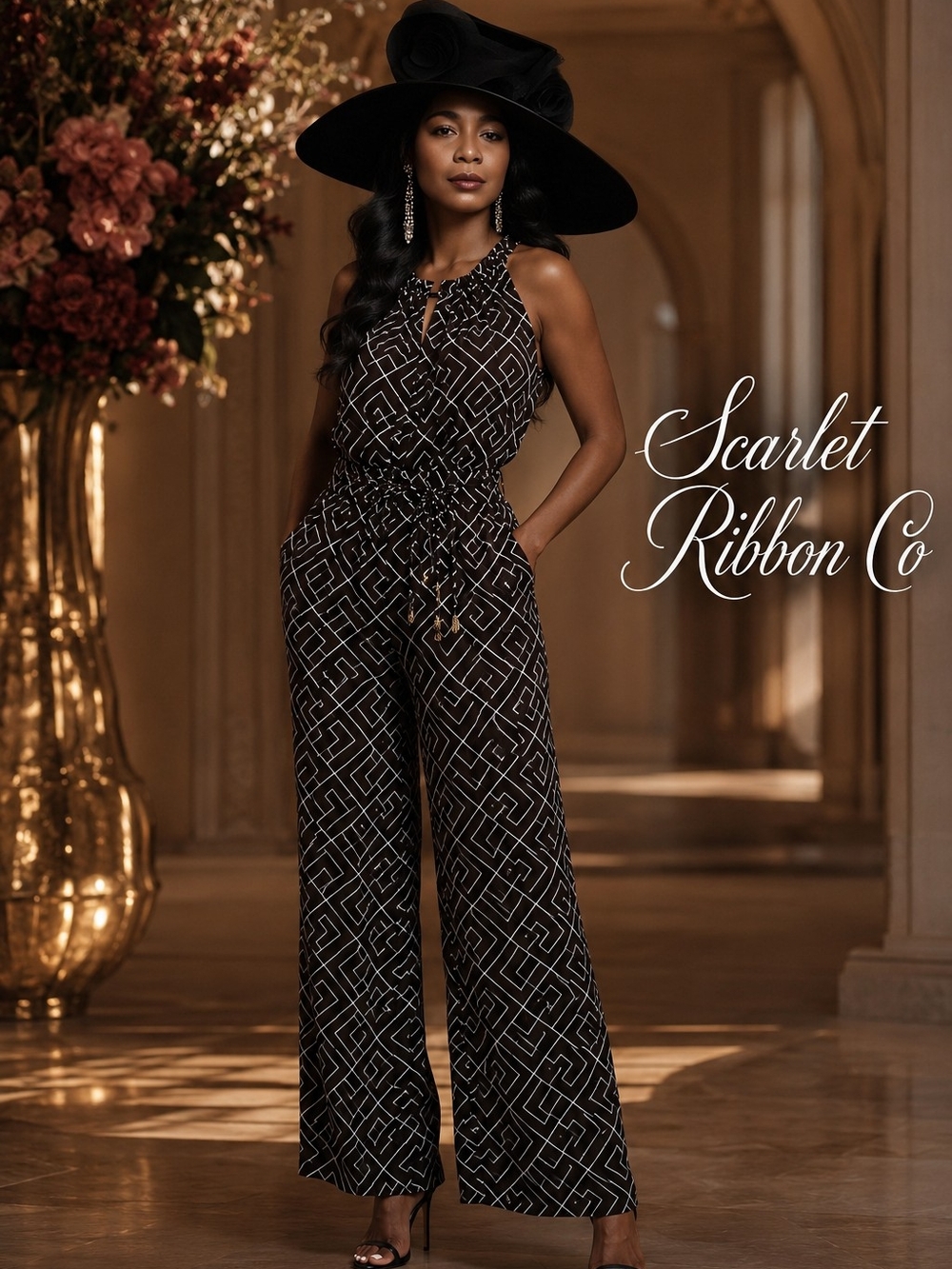✨️​Worthington Maze Geo Jumpsuit✨️